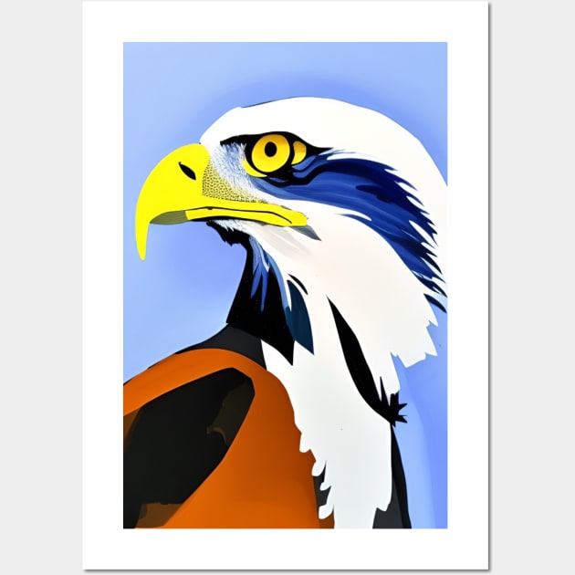 The Eagle Wall Art by thegazelstore